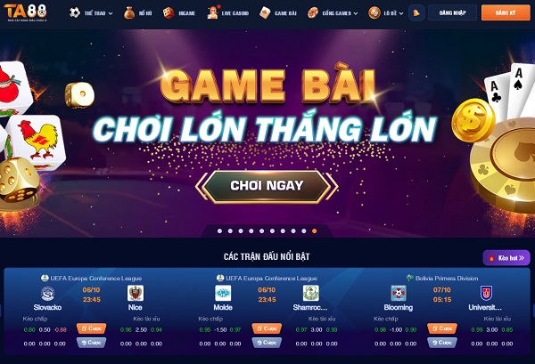 Review nhà cái TA88 – Chơi thật vui, tiền bỏ túi