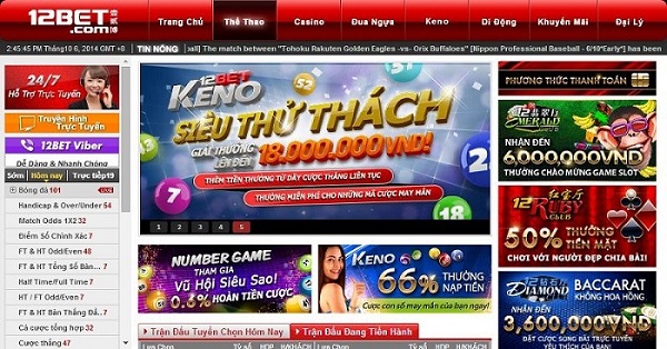 Chi sẻ những trải nghiệm nhà cái 12bet khách quan nhất từ người chơi