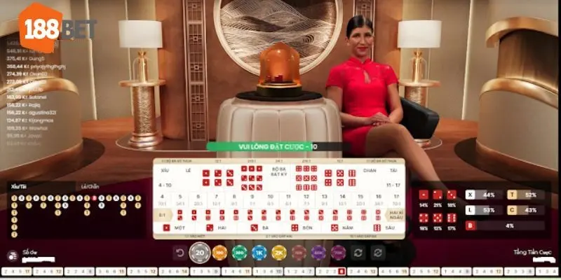 Tài xỉu 188BET – Công bằng minh bạch dễ dàng trải nghiệm