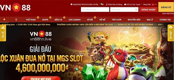 Trải nghiệm nhà cái VN88 – Bảng xếp hạng nhà cái uy tín 2025