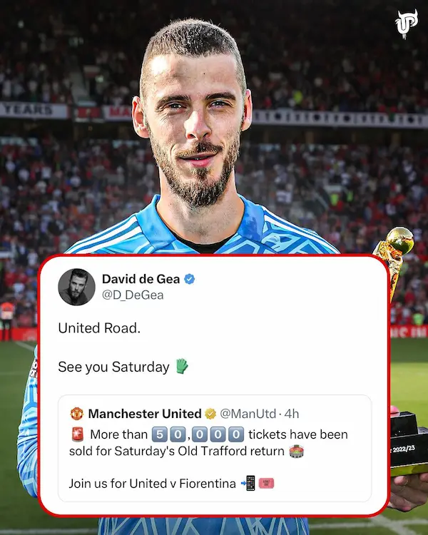 David De Gea trở lại Old Trafford?