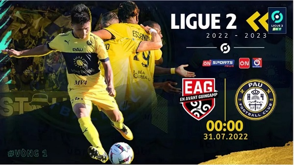 Quang Hải ghi dấu ấn mạnh mẽ trong trận đấu đầu tiên của Pau FC ở Ligue 2