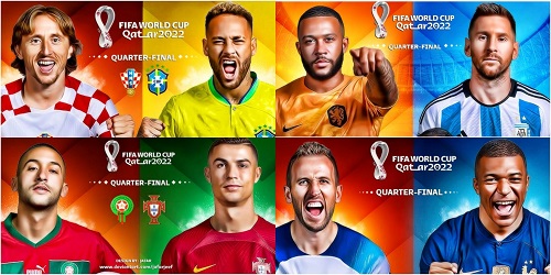 Dự đoán kết quả tứ kết World Cup 2022: 8 đội bóng – 4 cặp đấu căng thẳng